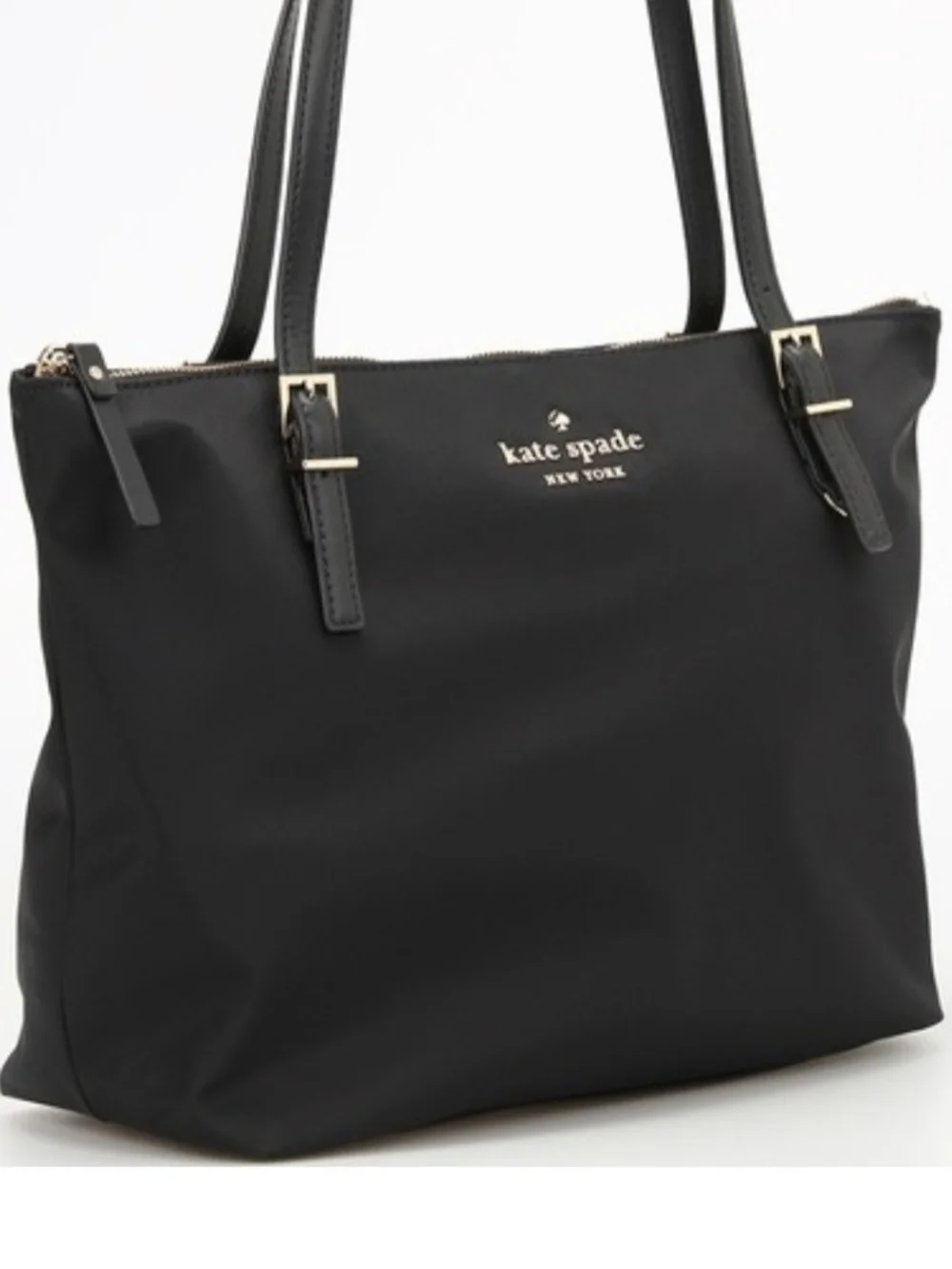 Kate Spade New York Watson Lane Maya Black Nylon Tote Bag Shoulderbag Purse